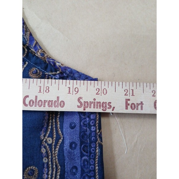 Vintage Rabbit Rabbit Rabbit Designs Purple Sheer Dress Duster Vest Boho Hippie - Picture 4 of 7